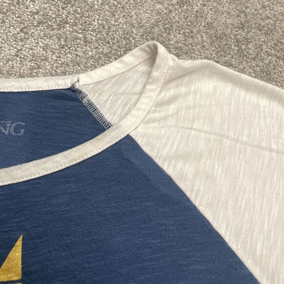 Disney The Lion King Graphic Raglan T-Shirt Womens 2X Blue White Long Sleeve Tee - Picture 10 of 14